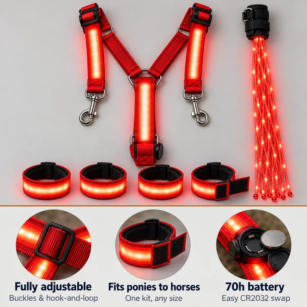 SteedLume Glow Chest Strap